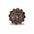 Cactus and Flower Western Concho W219