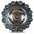 Copper & Gold Flower Western Concho W192