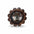 Copper & Gold Flower Western Concho W192