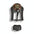 Copper & Gold Flower Western Concho W192