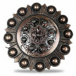 Copper Dots Western Concho W184