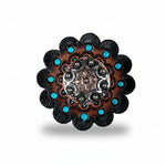 Copper Dots Western Concho W184