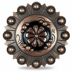 Copper Flower Western Concho W196