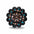 Copper Flower Western Concho W196