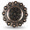 Copper Intricate Engraved Western Concho W224