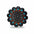 Copper Intricate Engraved Western Concho W224
