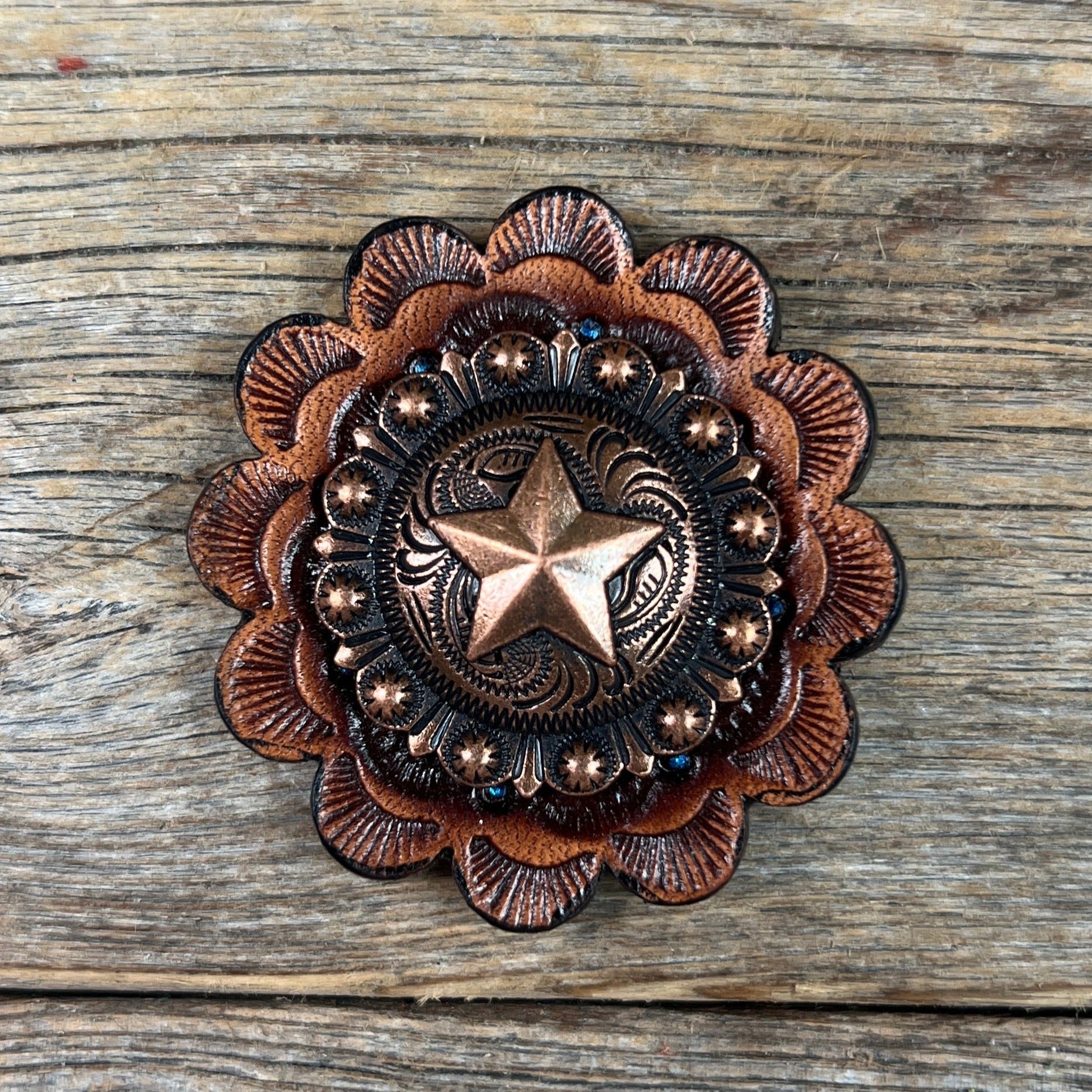 Copper Star Western Concho W175