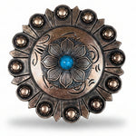 Copper Sunflower Western Concho W205
