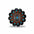 Copper Turquoise Oval Western Concho W179