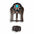 Copper Turquoise Sunflower Western Concho W188