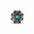 Copper Turquoise Western Concho W141