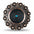 Copper Turquoise Western Concho W180