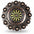Copper Yellow Daisy Western Concho W229