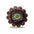 Copper Yellow Daisy Western Concho W229