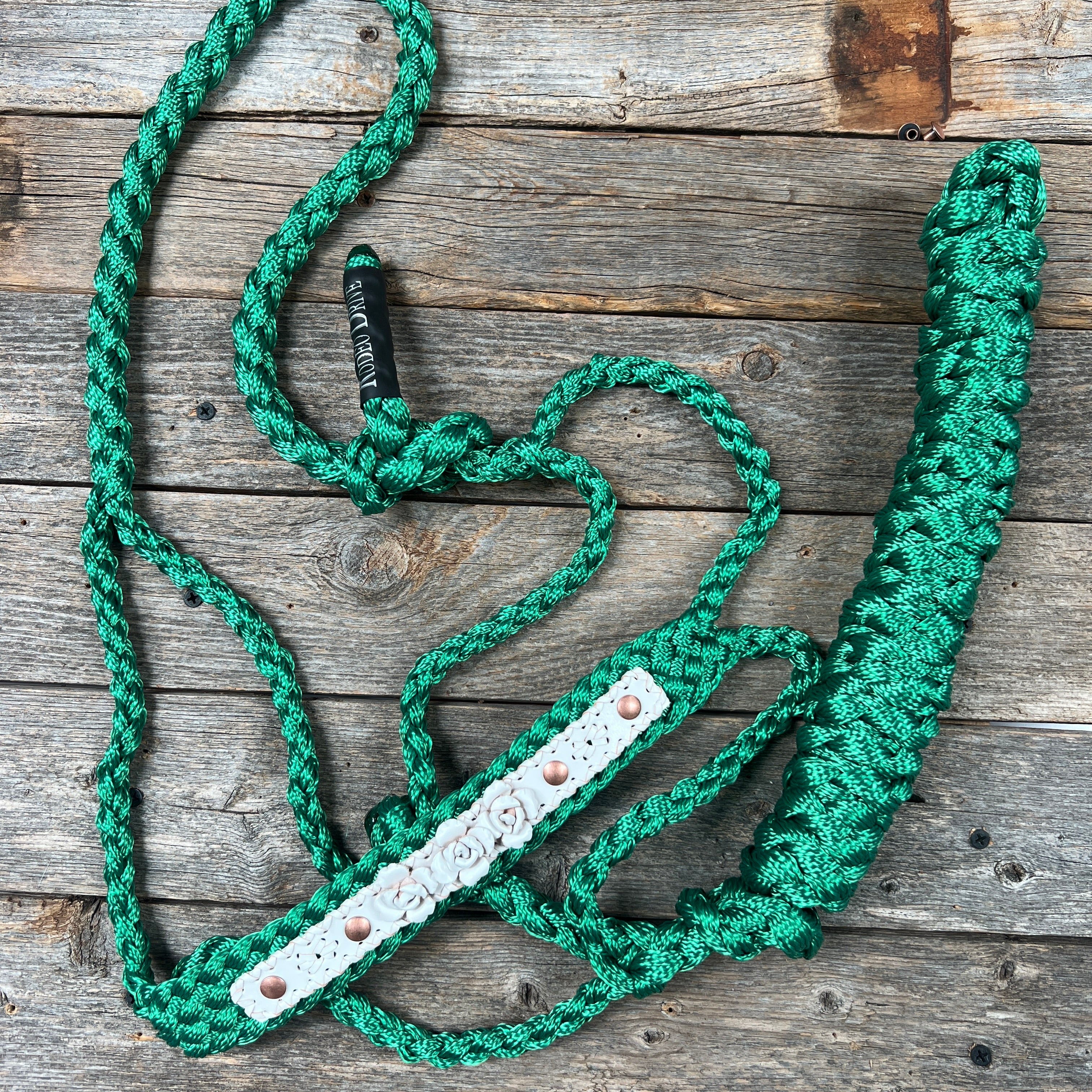 Rose - Green Mule Tape Halter
