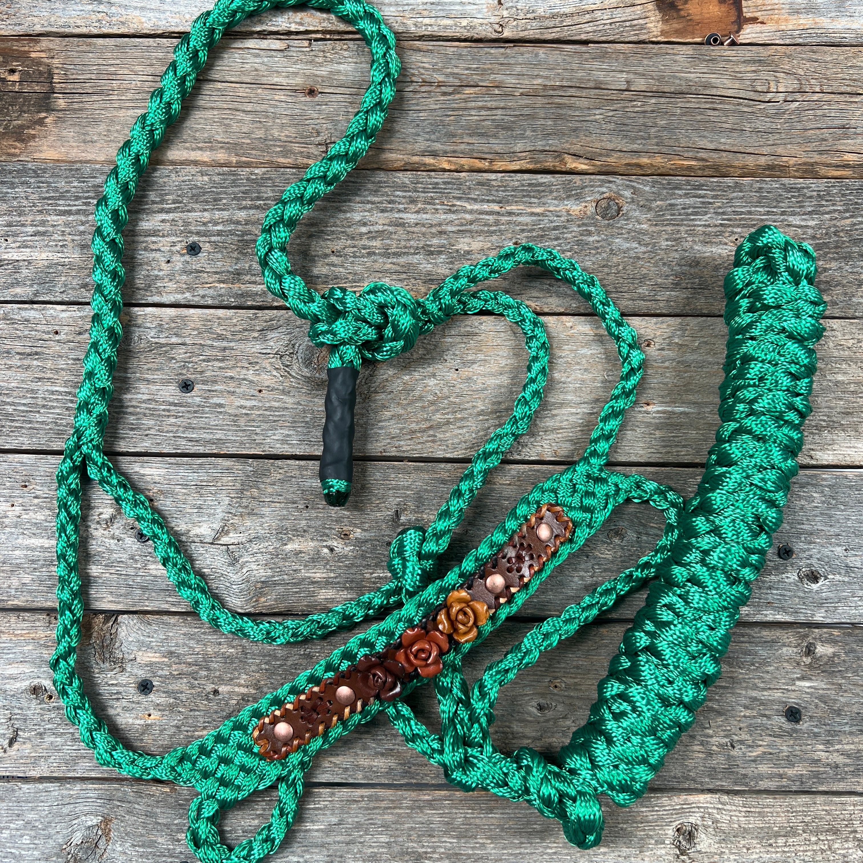 Rose - Green Mule Tape Halter