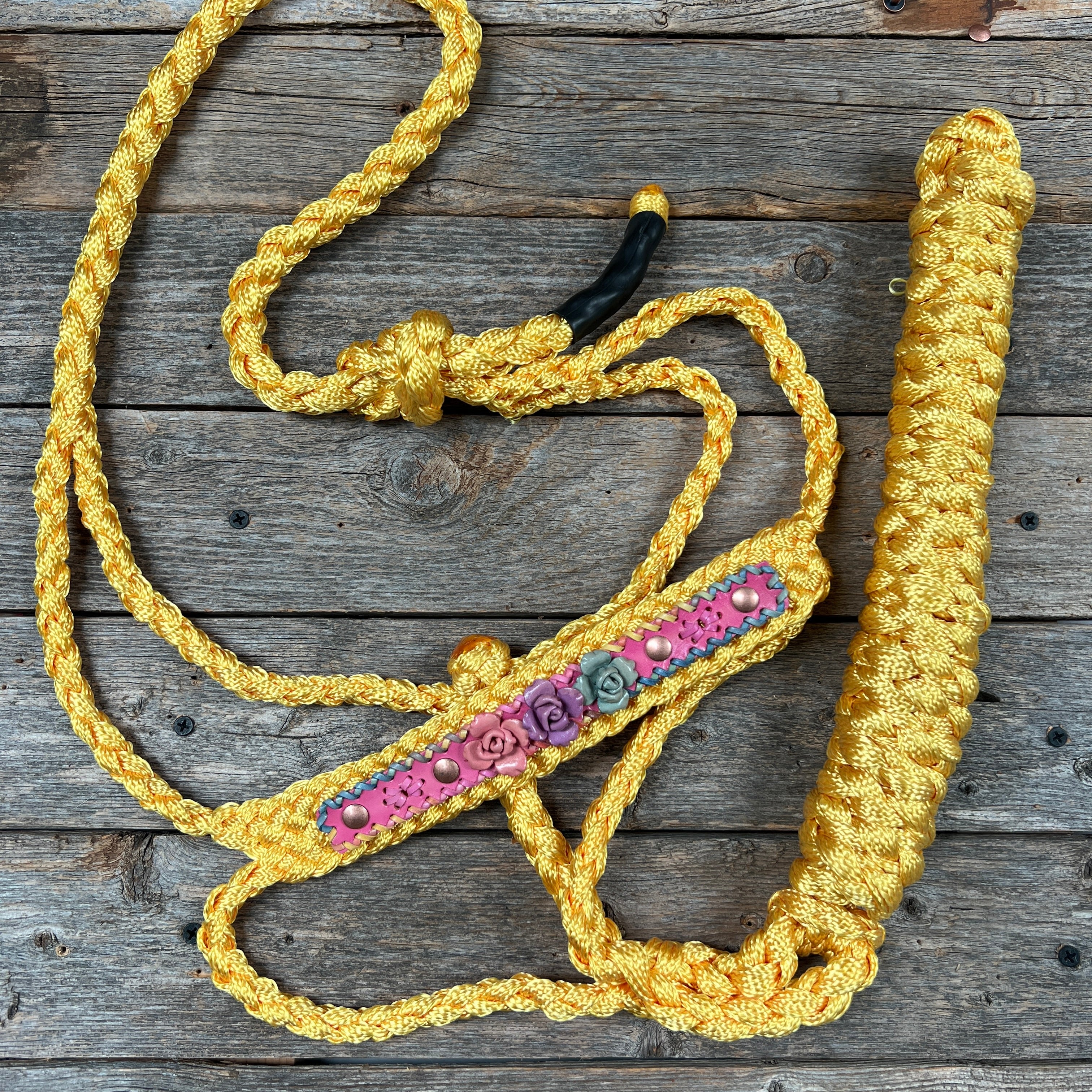 Rose - Yellow Mule Tape Halter
