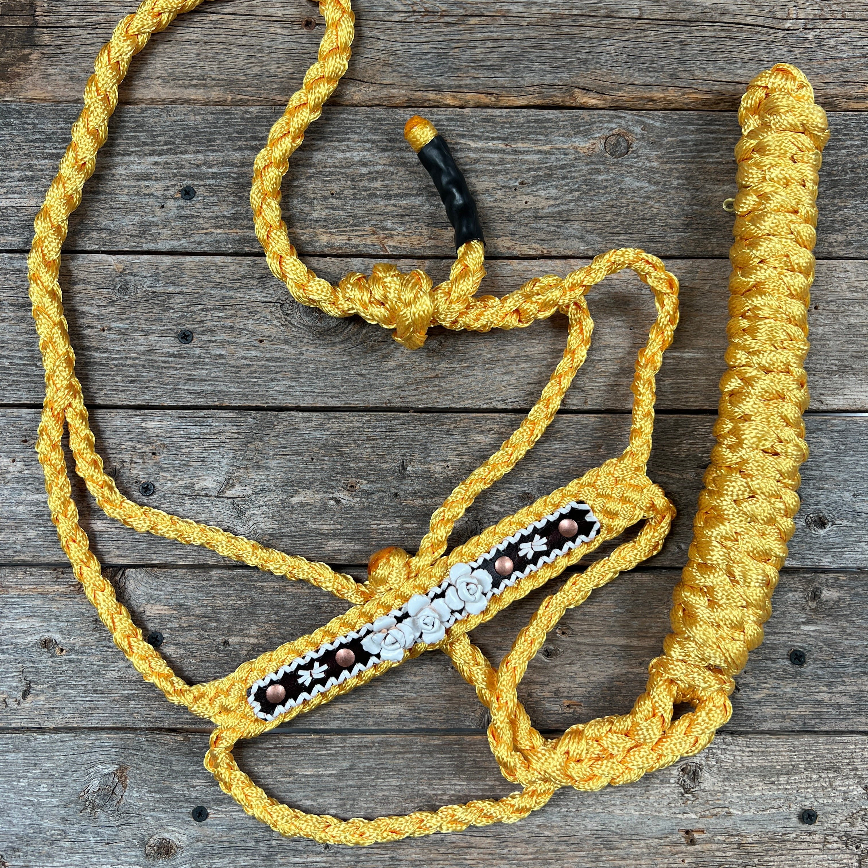 Rose - Yellow Mule Tape Halter