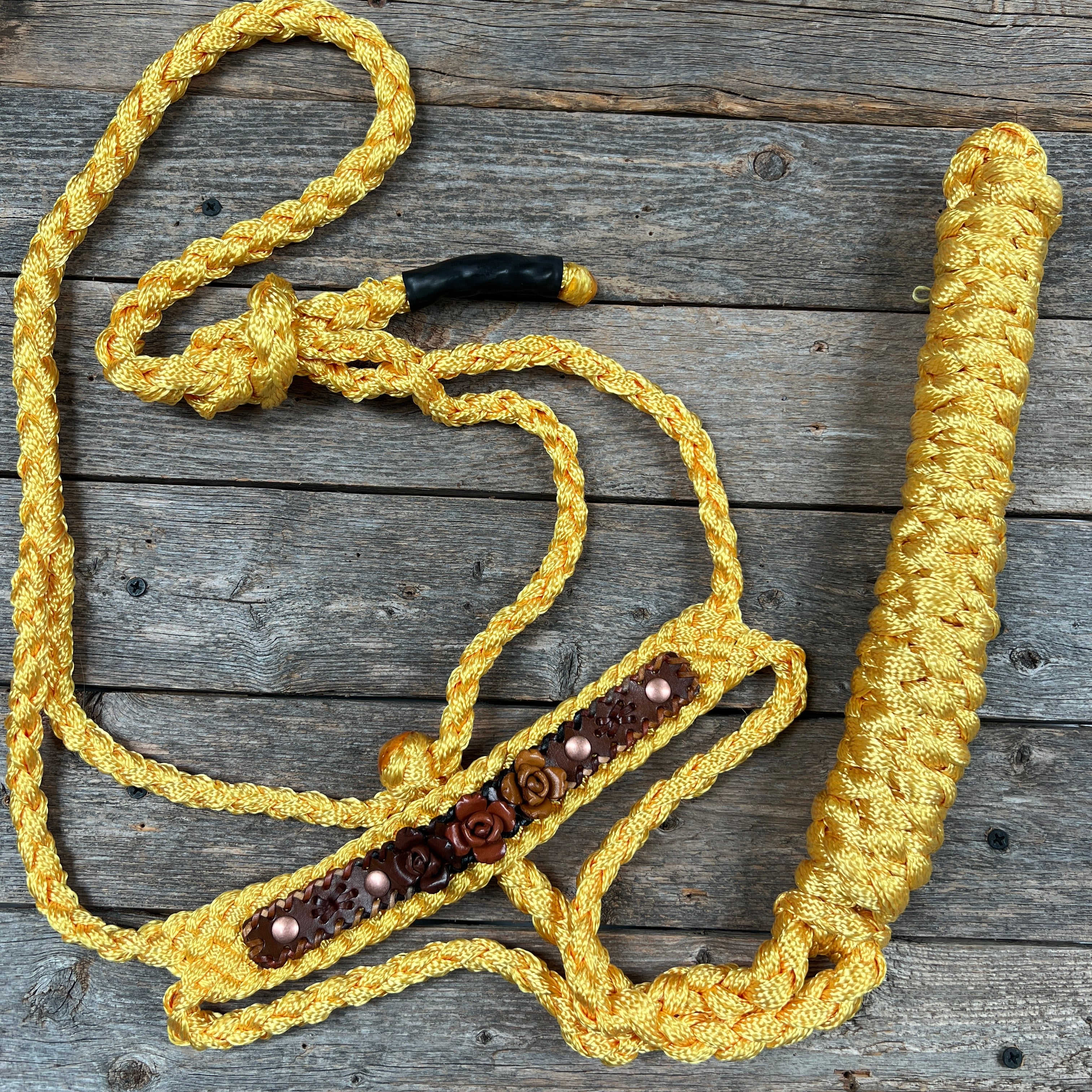 Rose - Yellow Mule Tape Halter