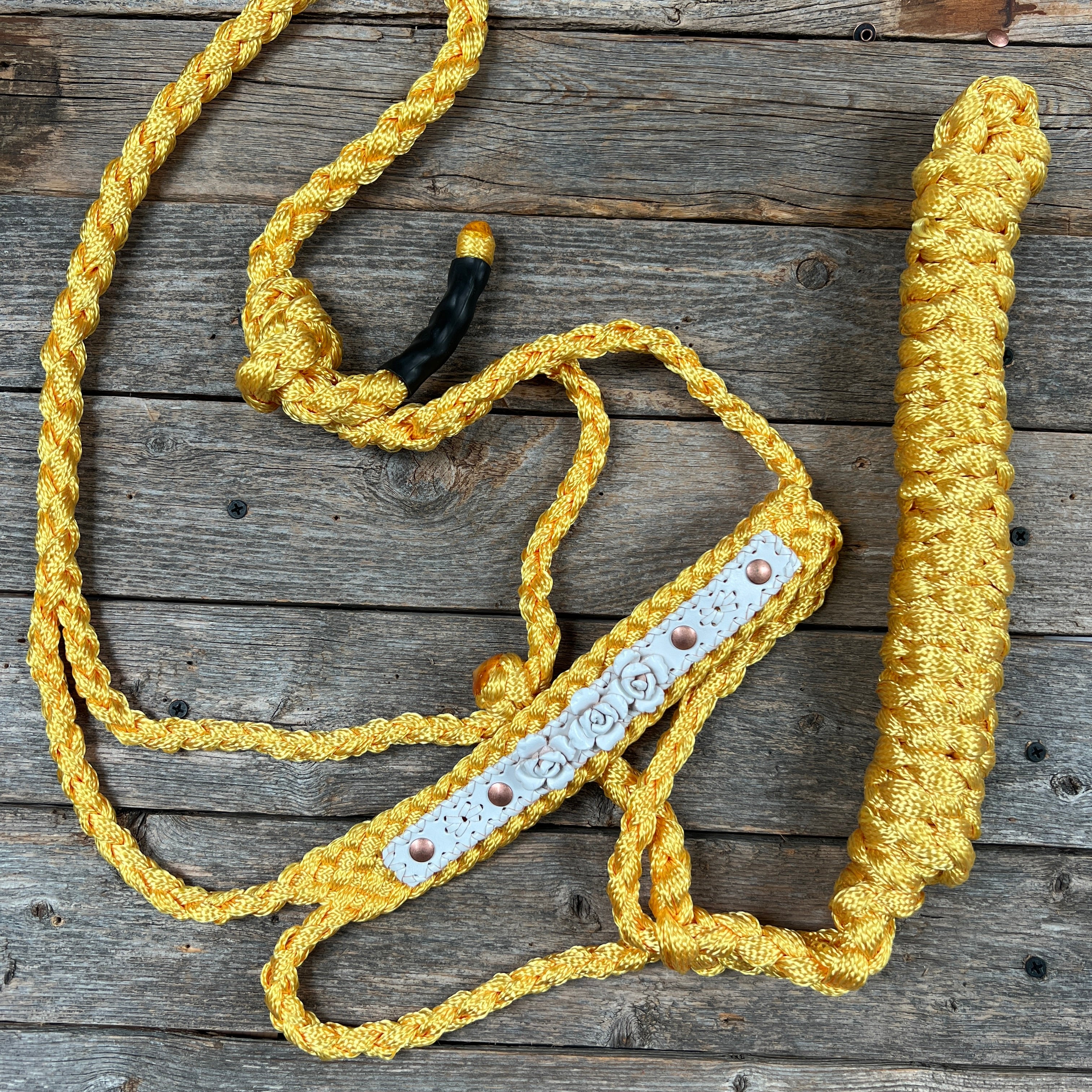 Rose - Yellow Mule Tape Halter