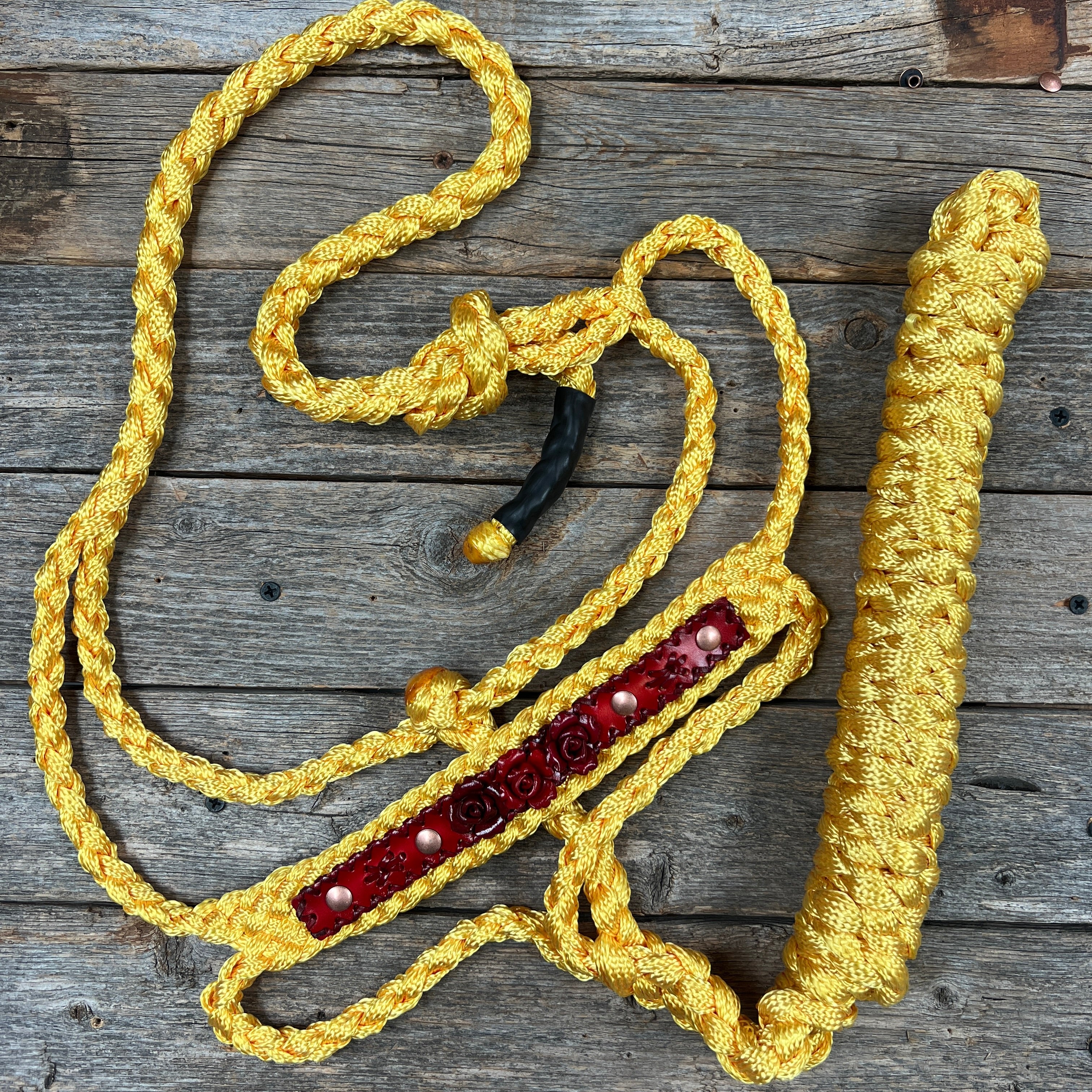 Rose - Yellow Mule Tape Halter