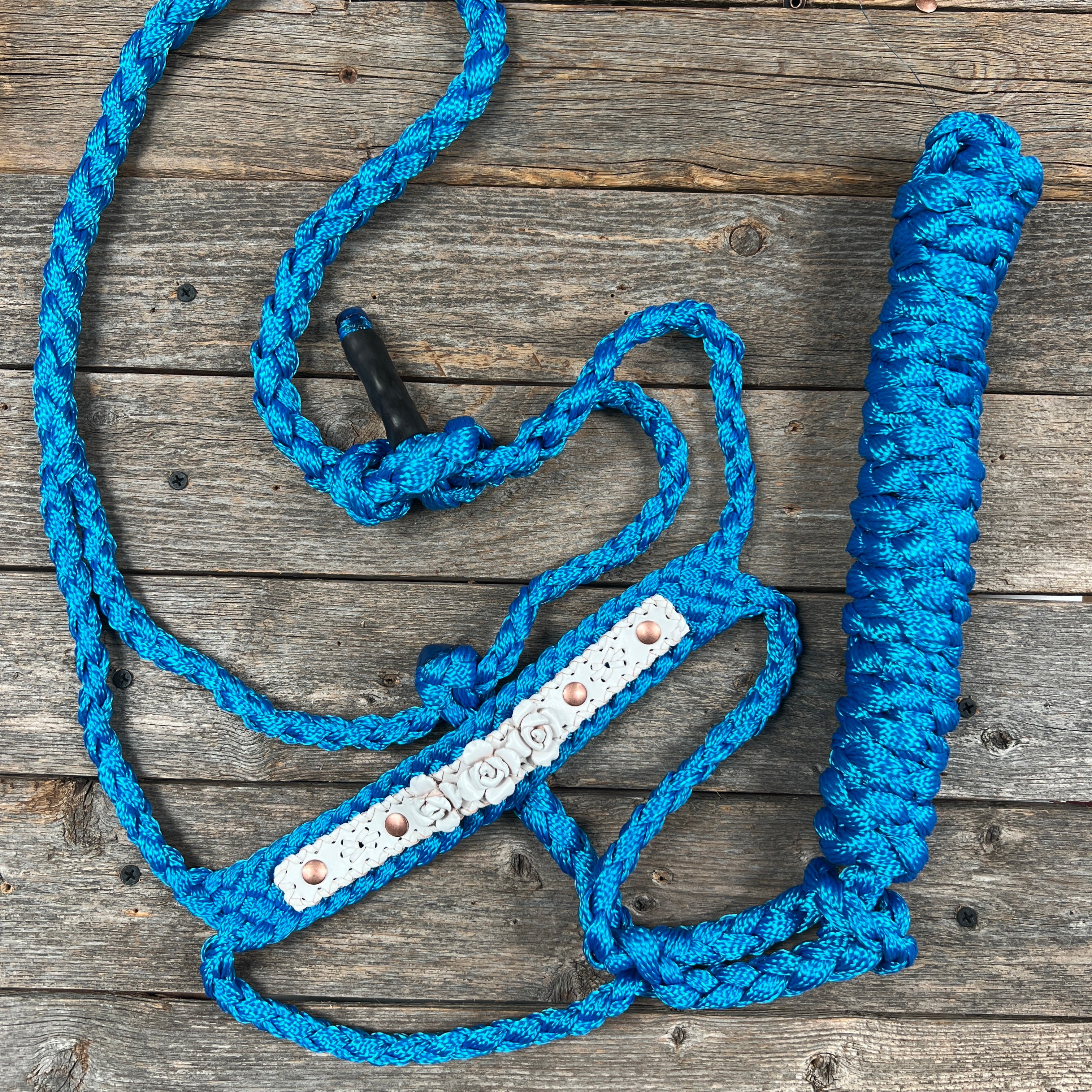 Rose - Blue Mule Tape Halter