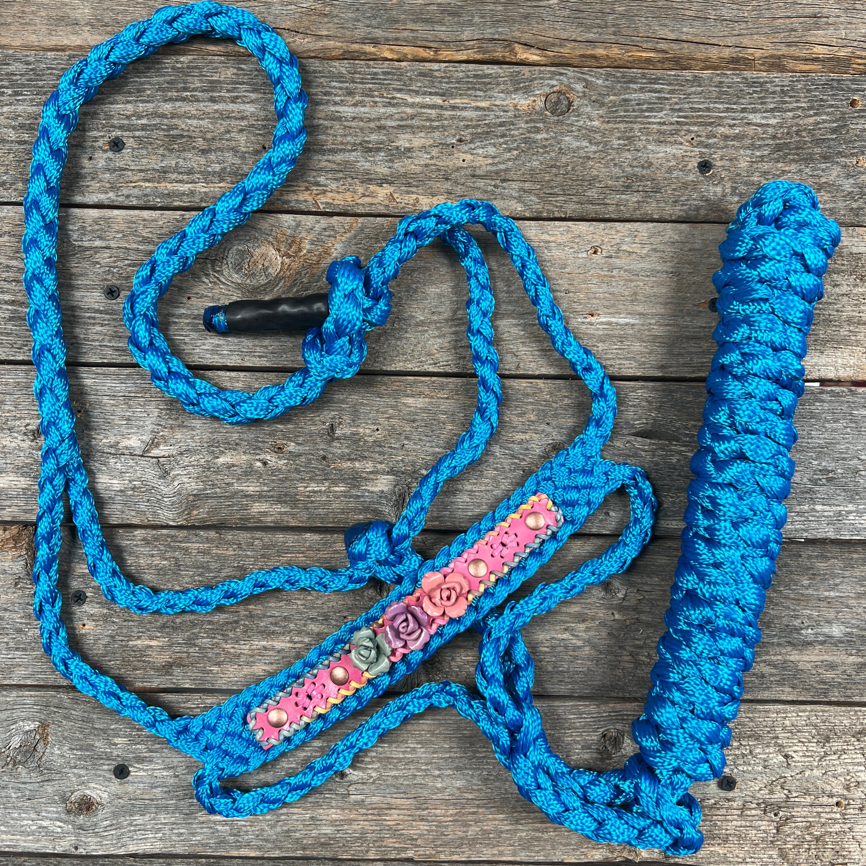 Rose - Blue Mule Tape Halter