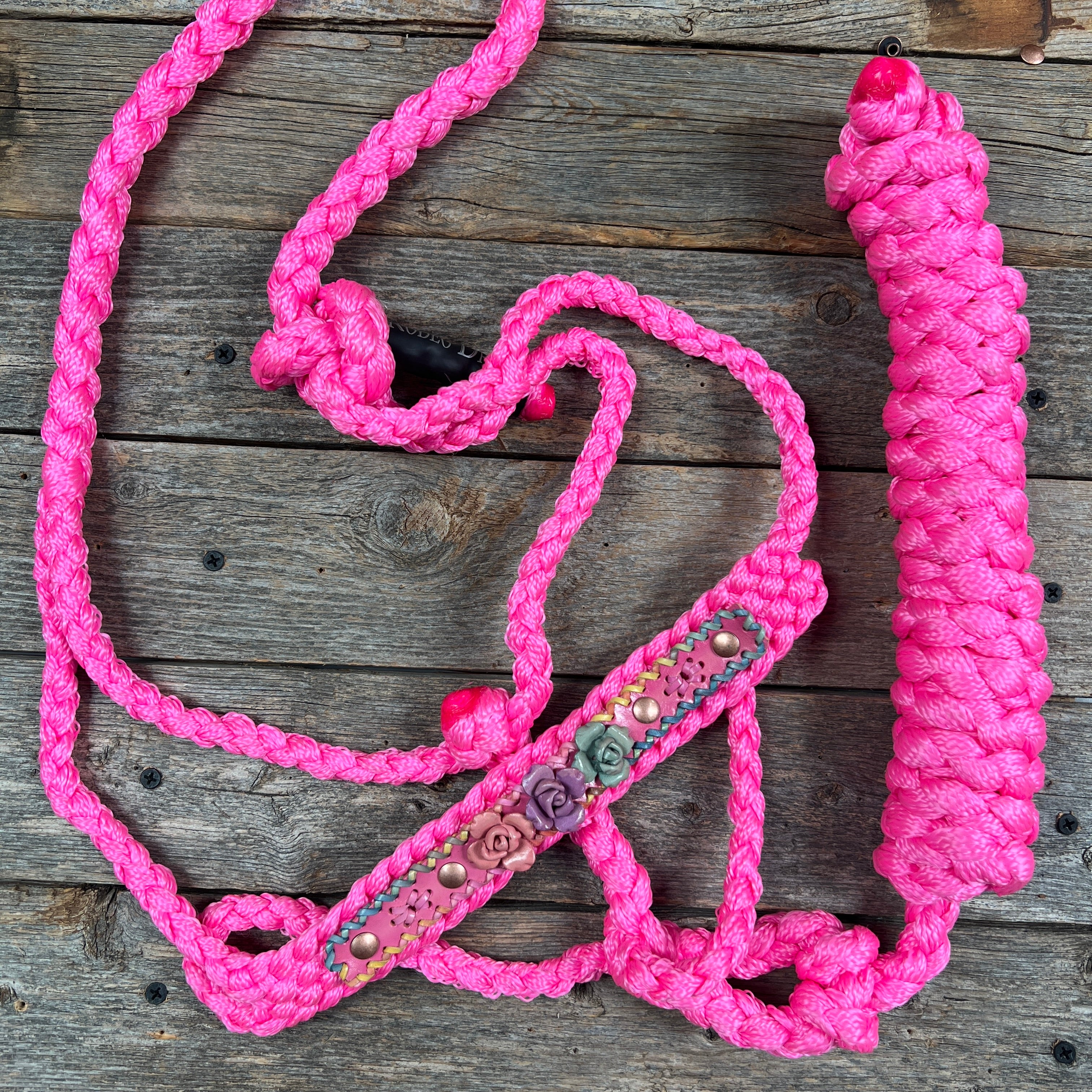 Rose - Pink Mule Tape Halter