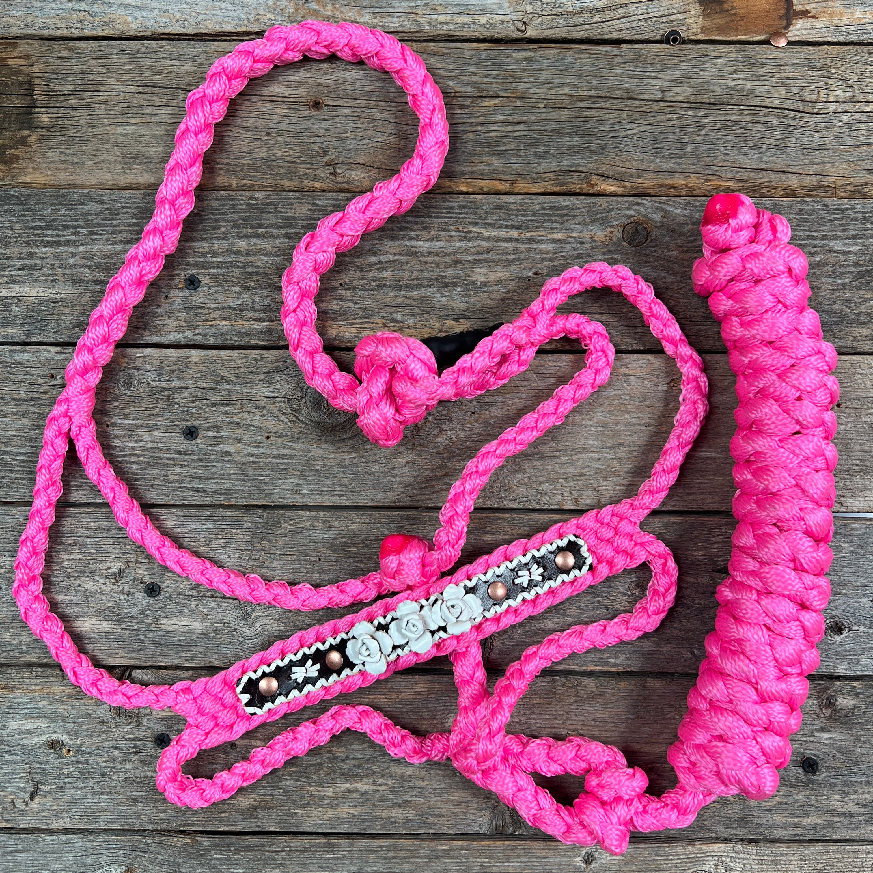 Rose - Pink Mule Tape Halter