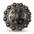 Starburst Antique Silver Western Concho W185