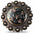 Silver - Copper Floral Western Concho W200