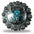 Turquoise Steer Head Western Concho W202