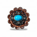 South West Turquoise Western Concho W204
