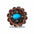South West Turquoise Western Concho W204