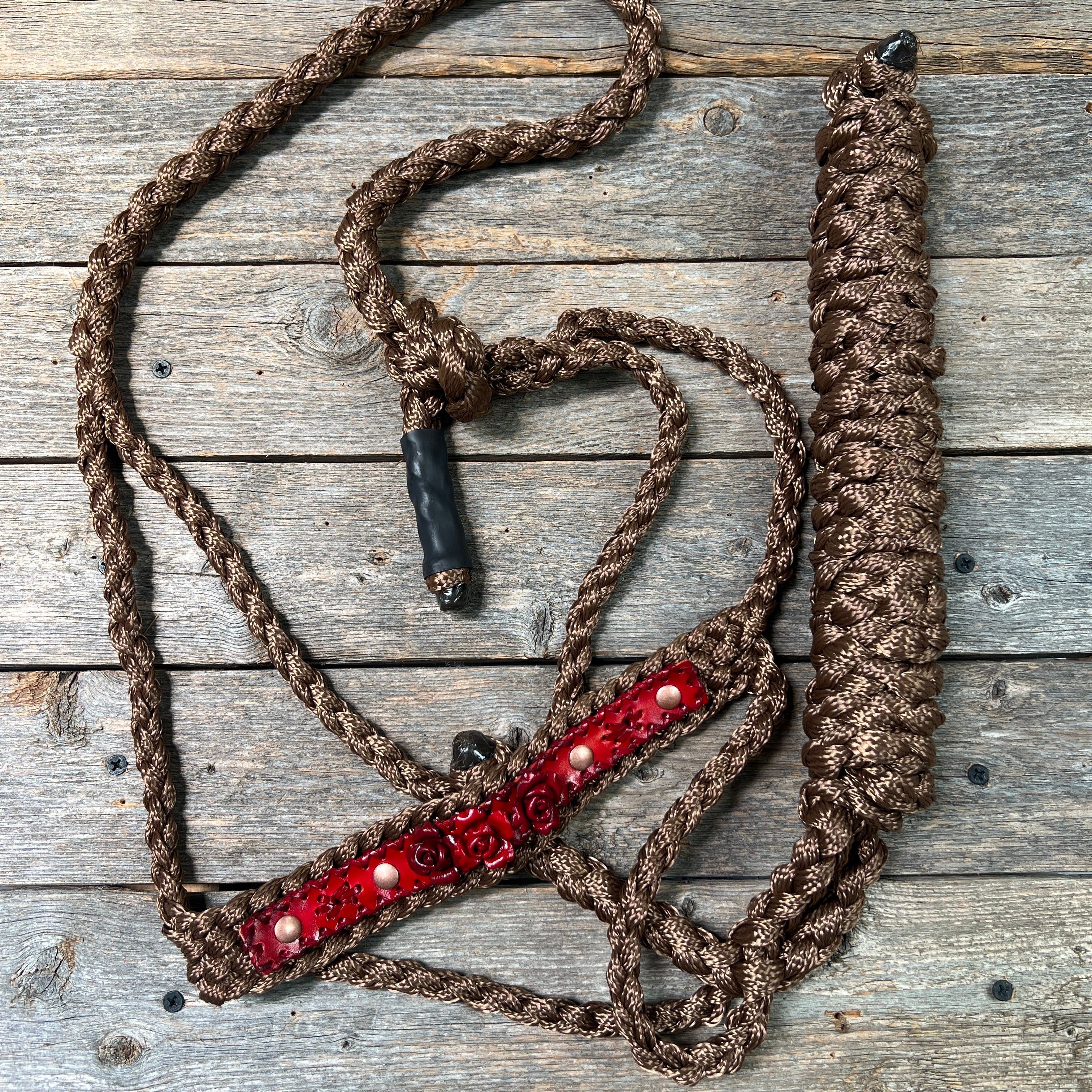 Rose - Brown Mule Tape Halter