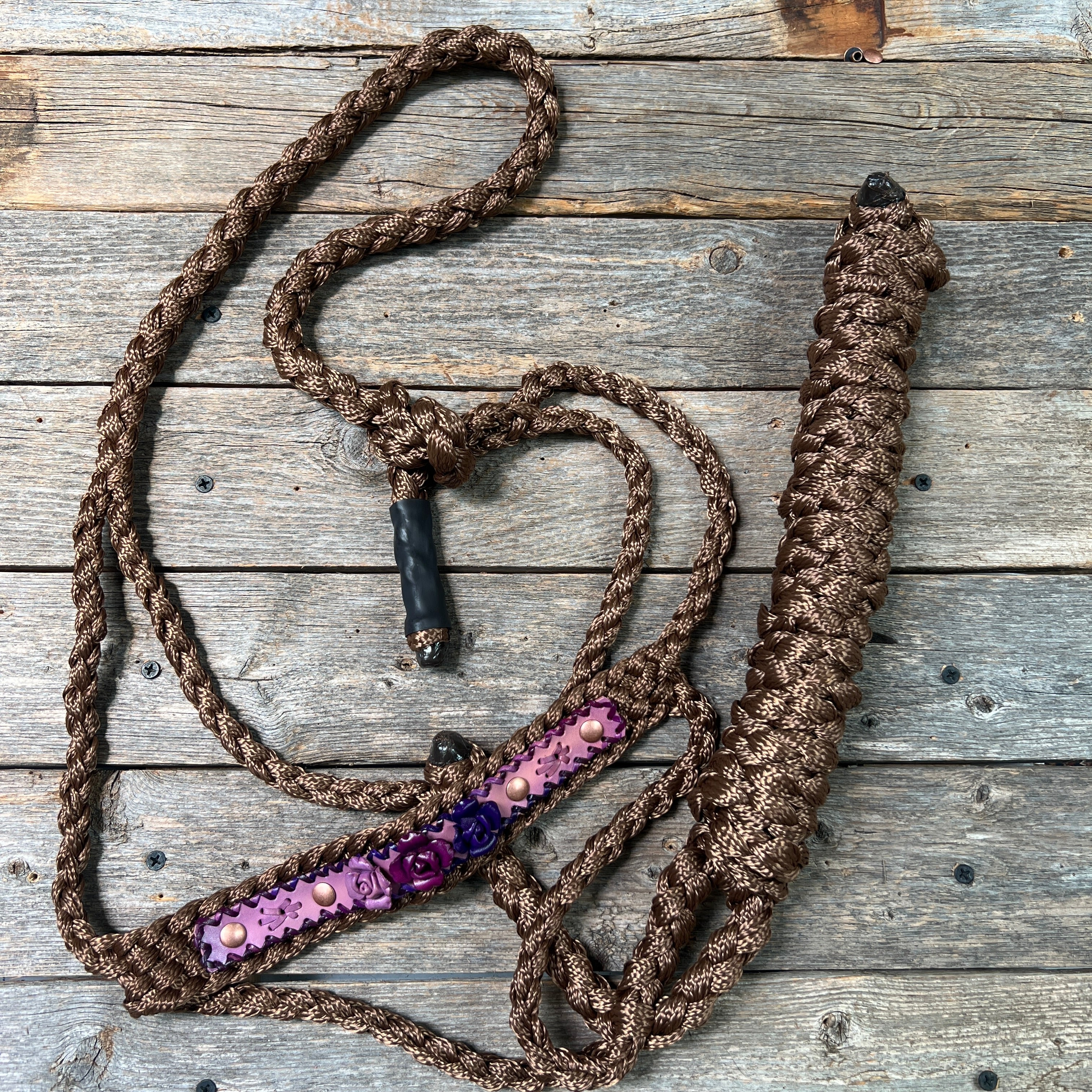 Rose - Brown Mule Tape Halter