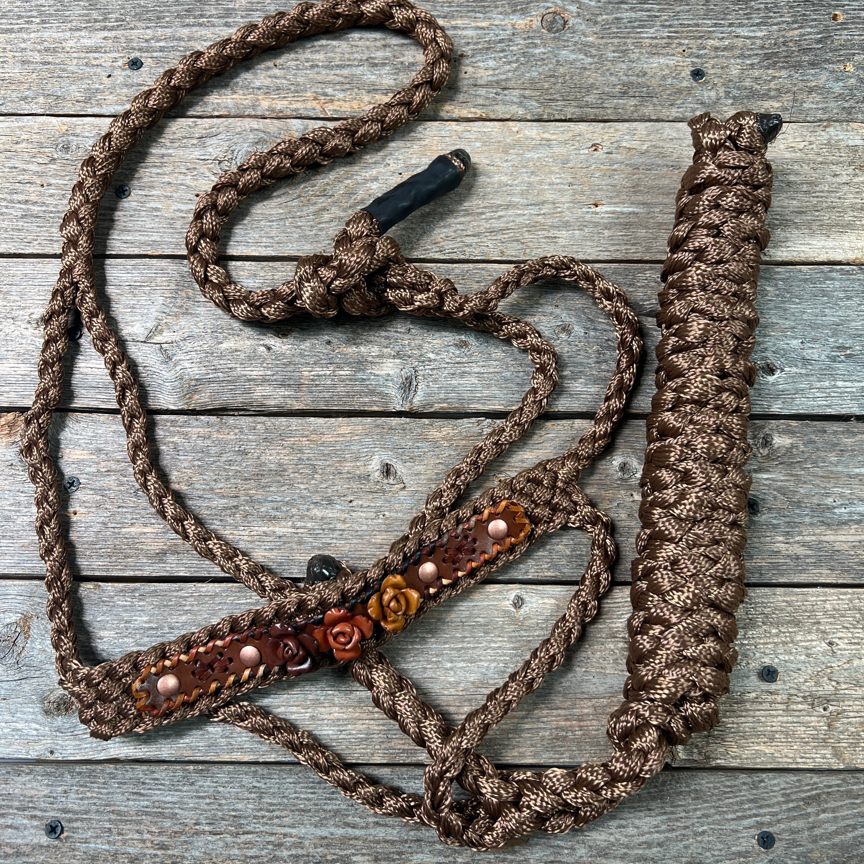 Rose - Brown Mule Tape Halter