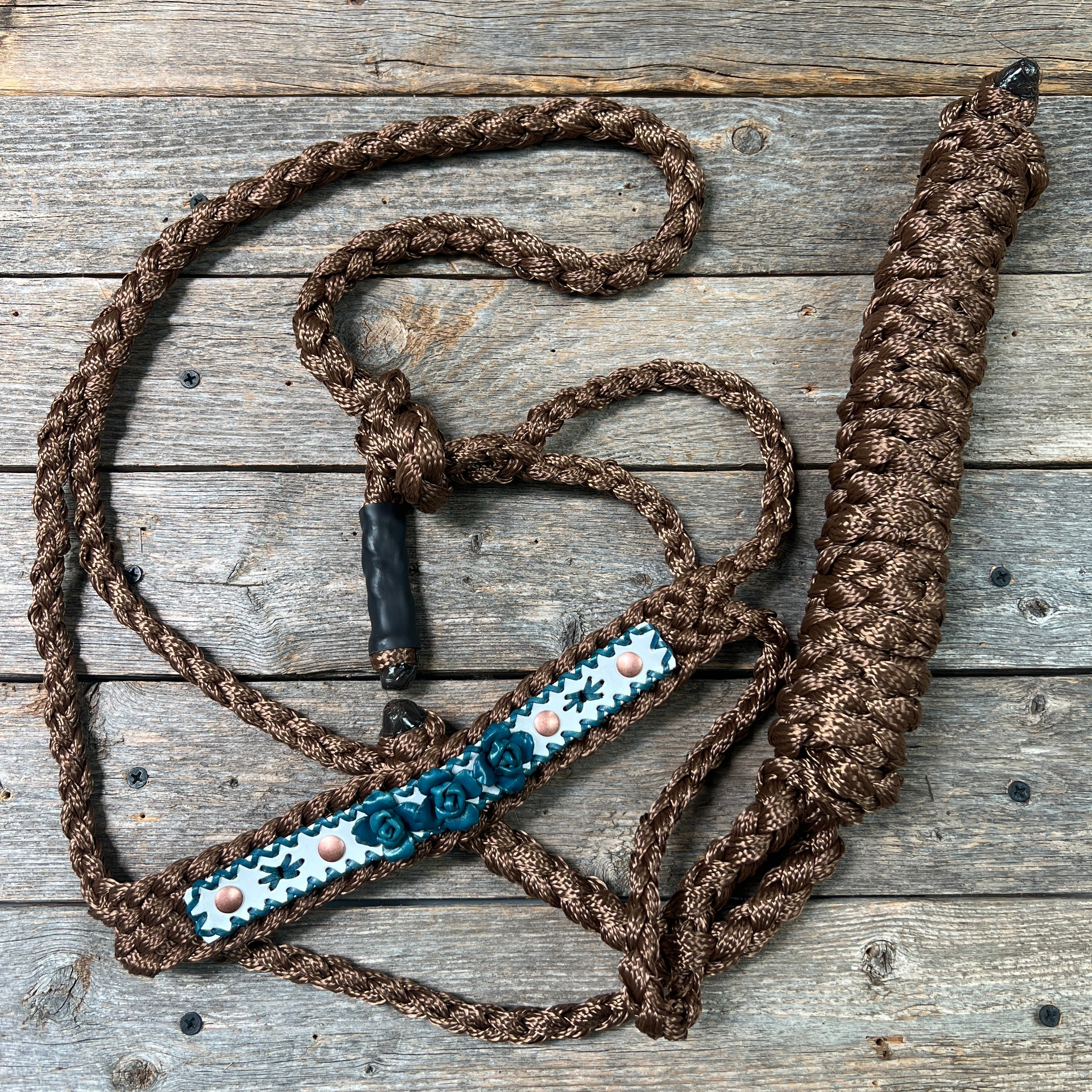 Rose - Brown Mule Tape Halter