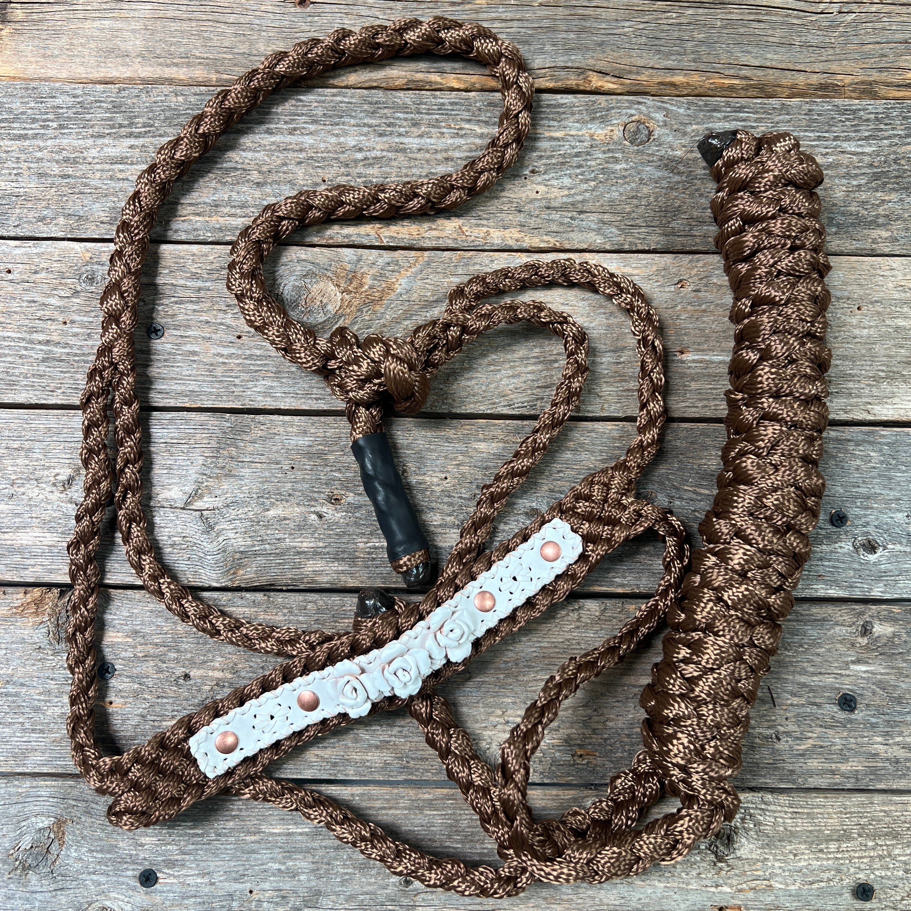 Rose - Brown Mule Tape Halter