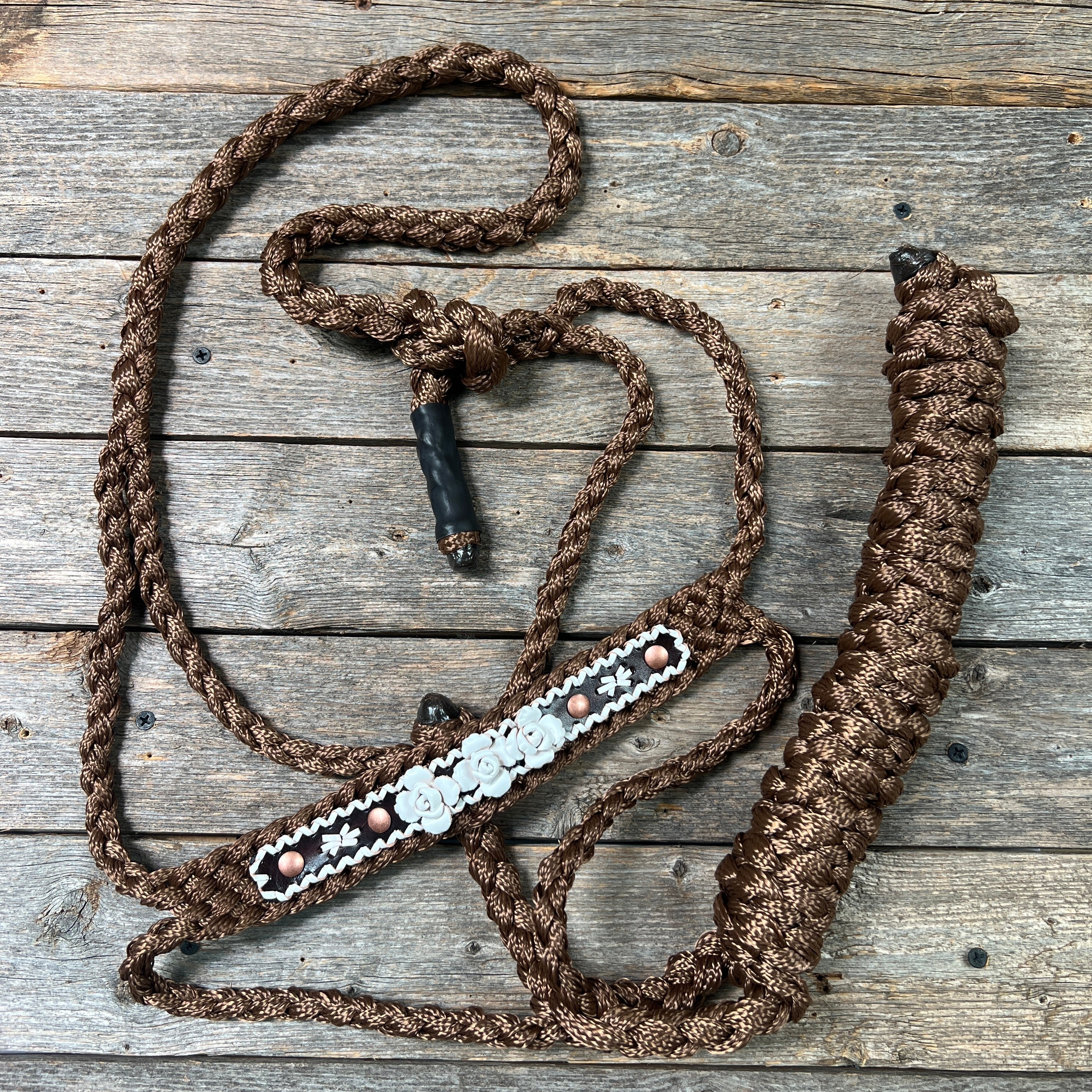 Rose - Brown Mule Tape Halter