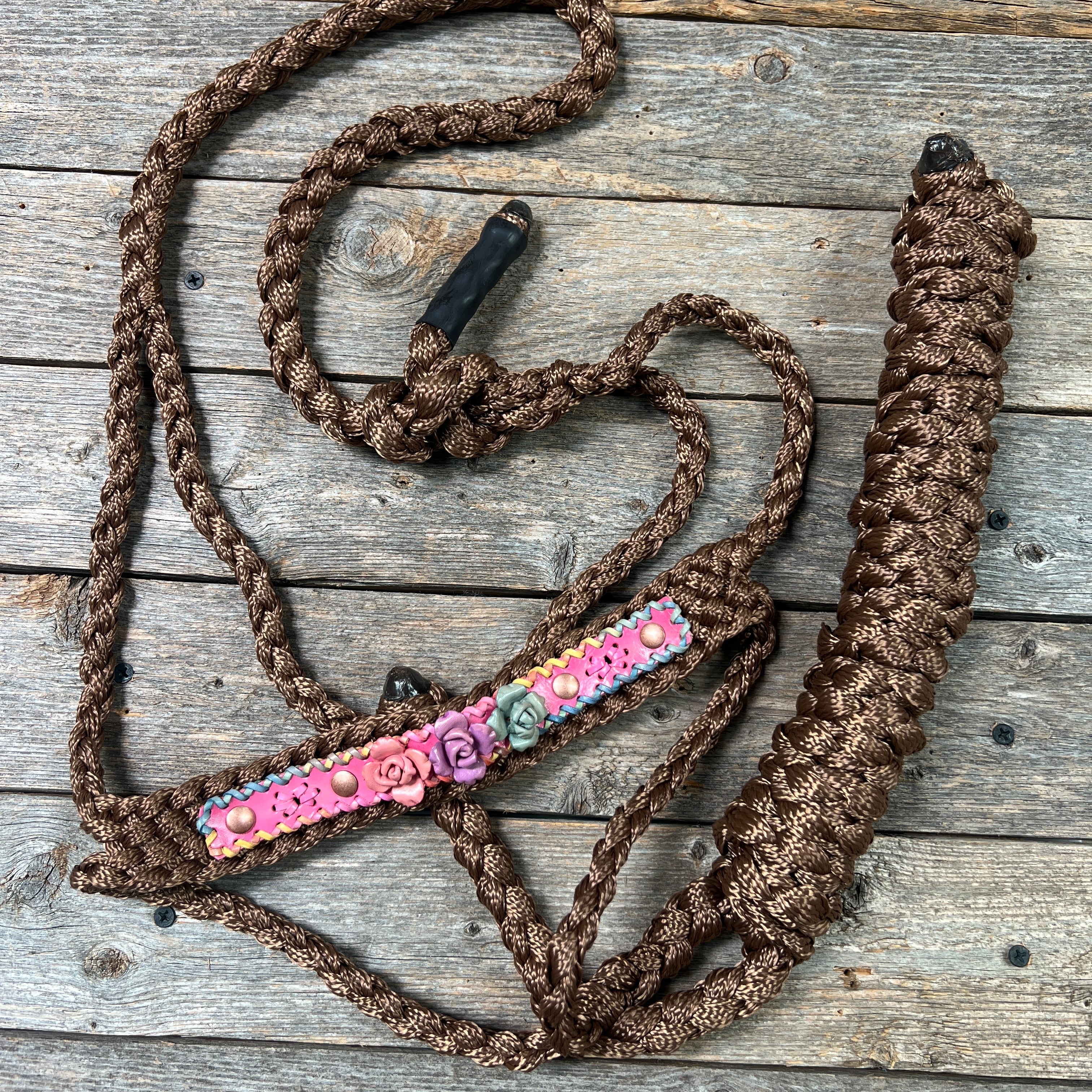 Rose - Brown Mule Tape Halter