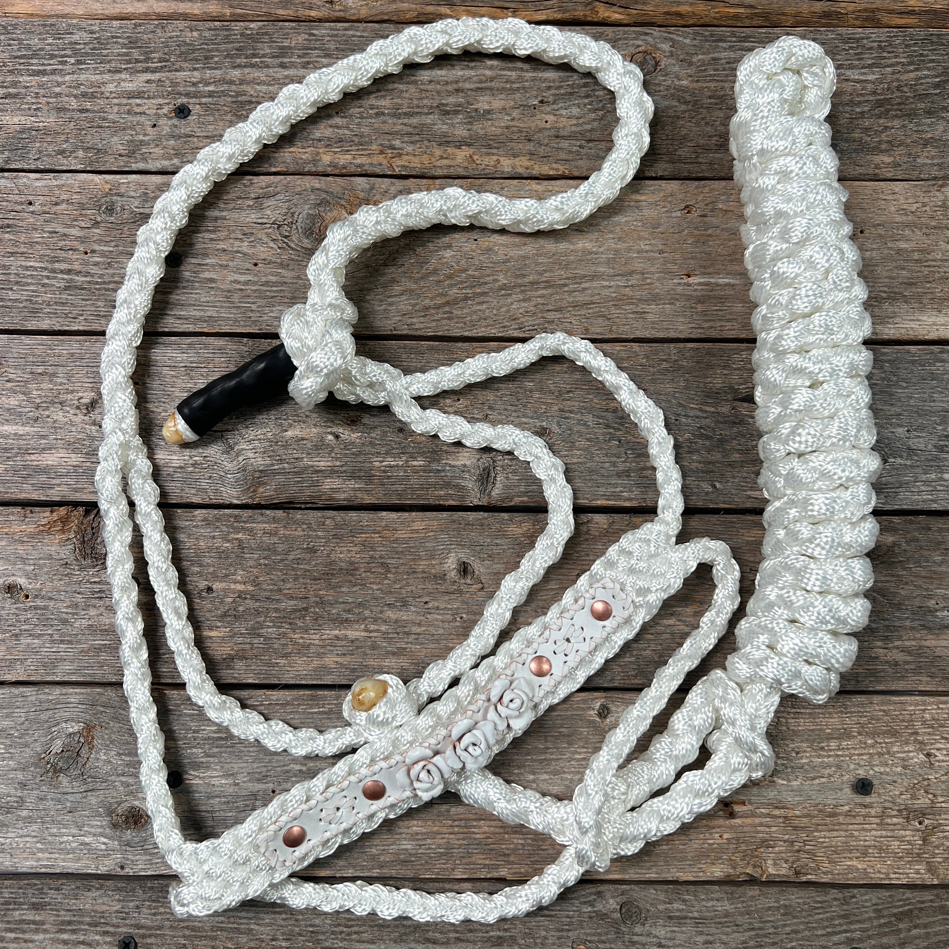 Rose - White Mule Tape Halter