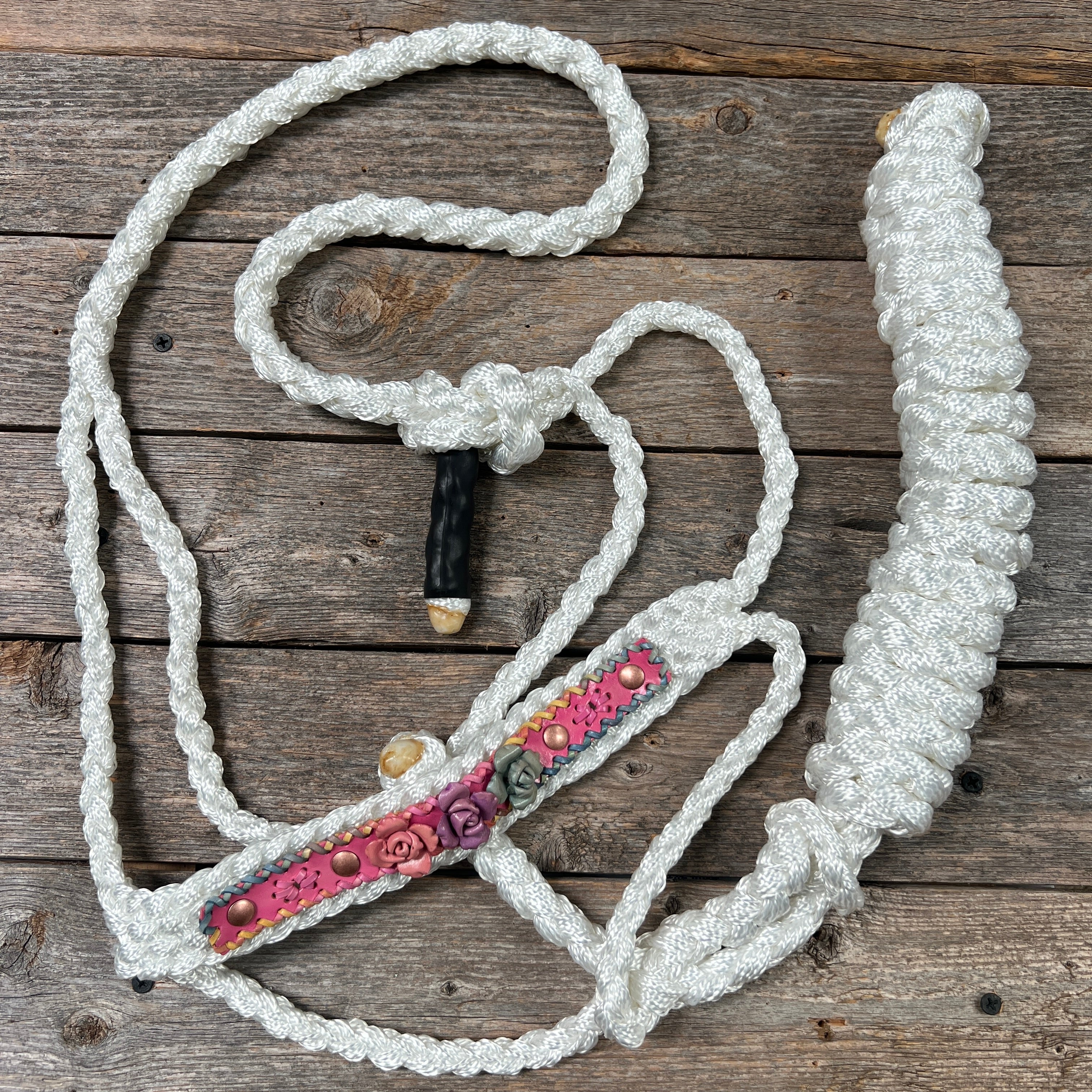 Rose - White Mule Tape Halter
