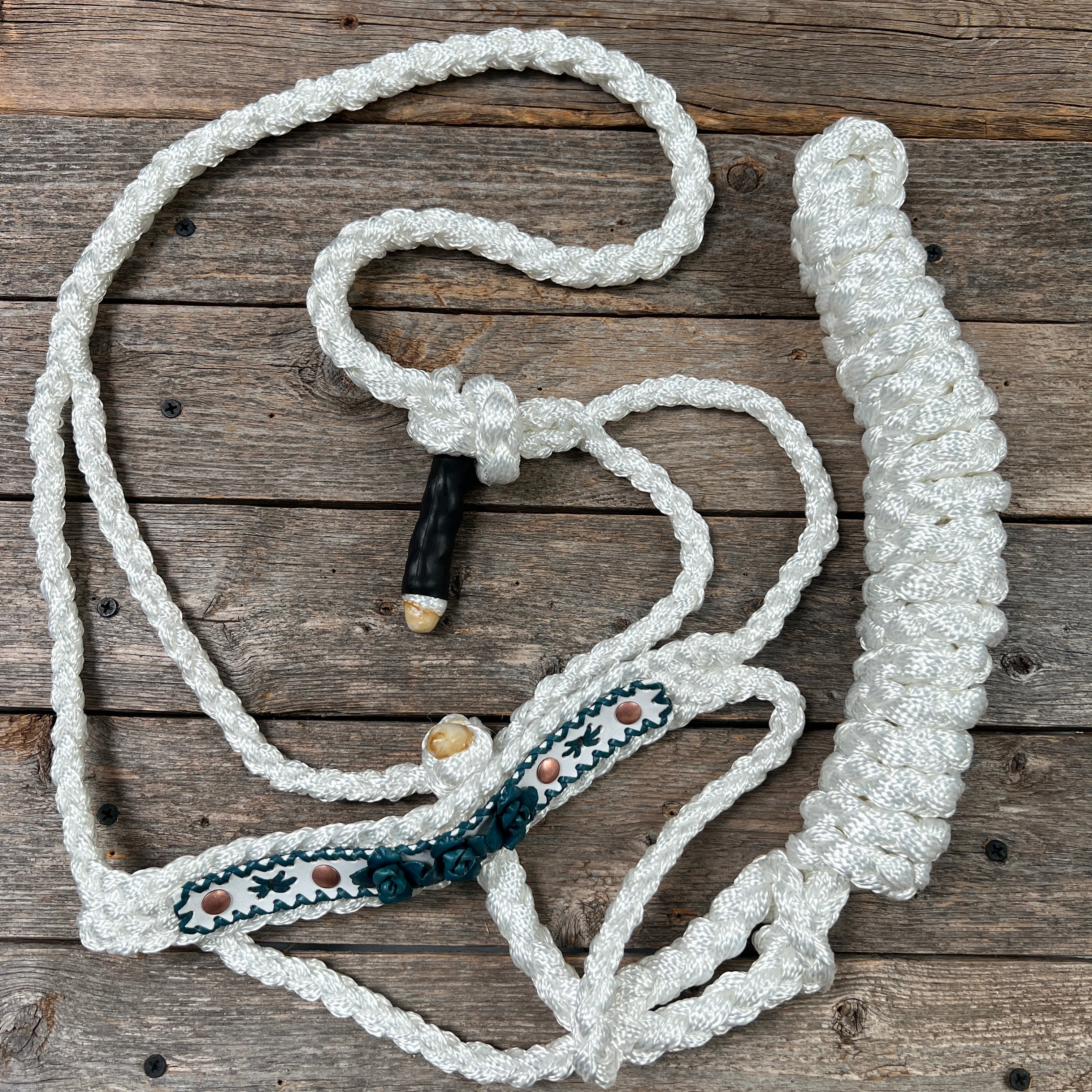 Rose - White Mule Tape Halter