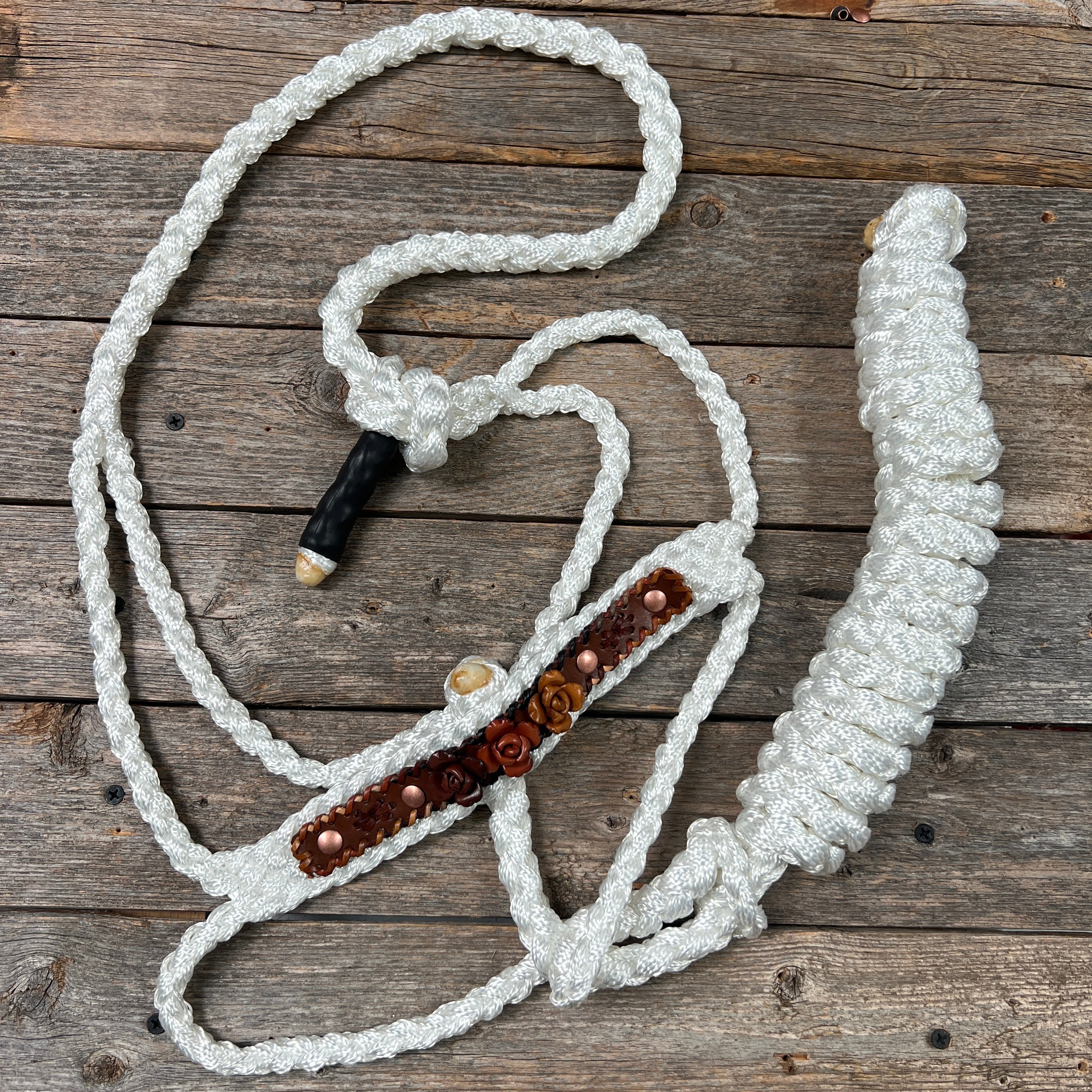 Rose - White Mule Tape Halter