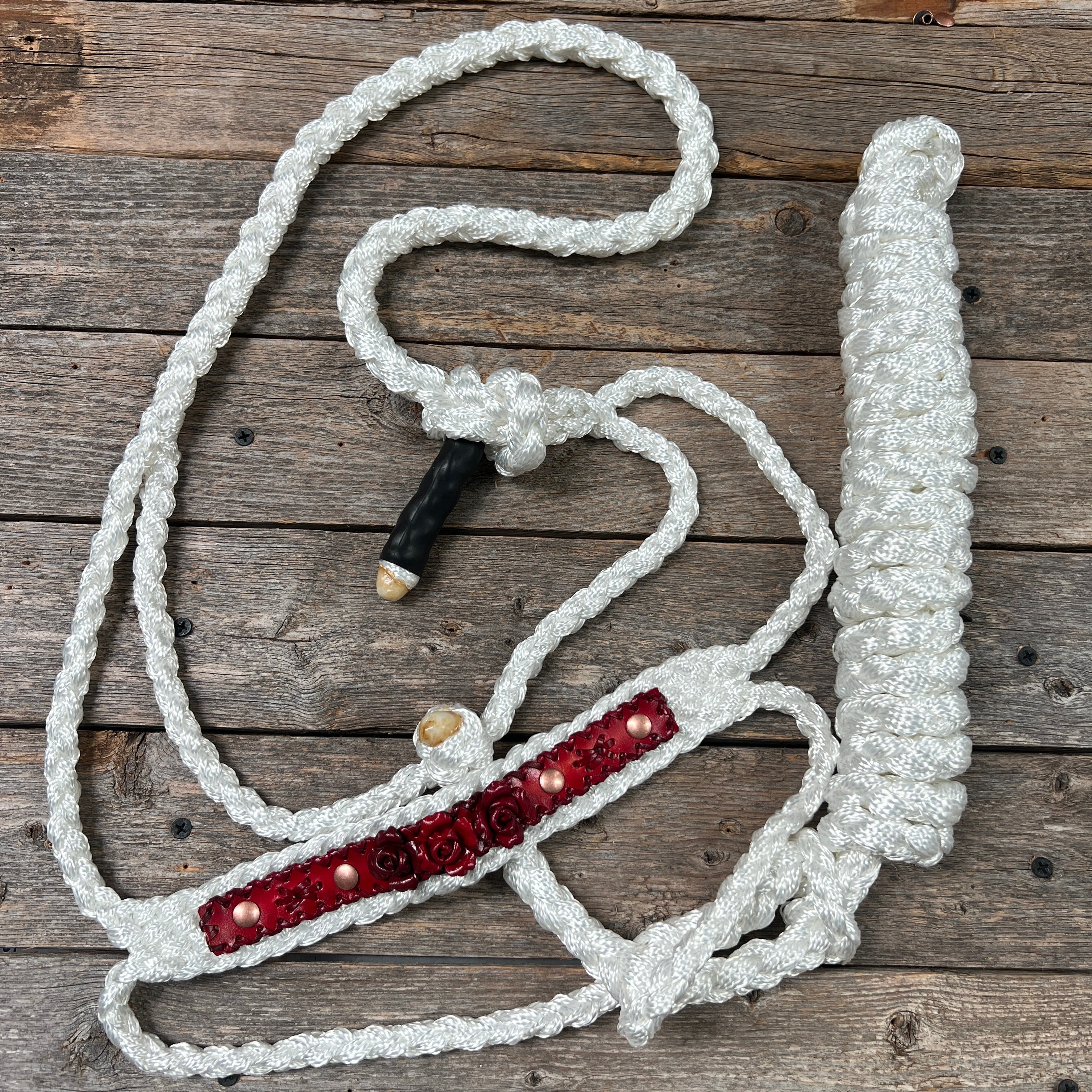 Rose - White Mule Tape Halter