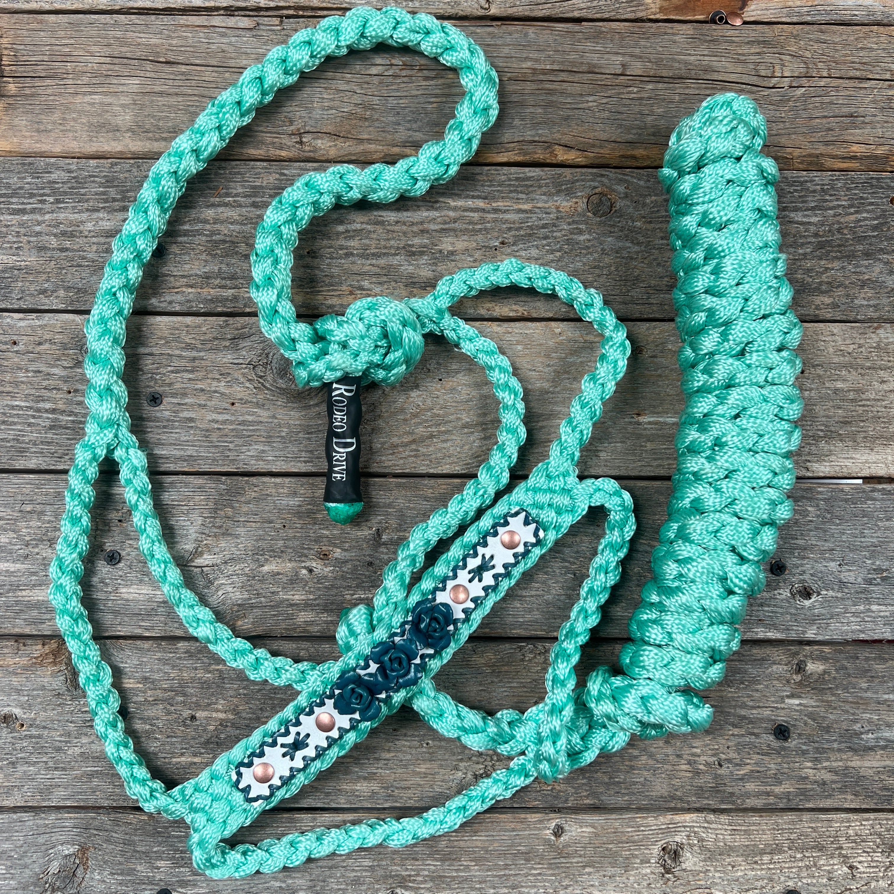 Rose - Seafoam Mule Tape Halter