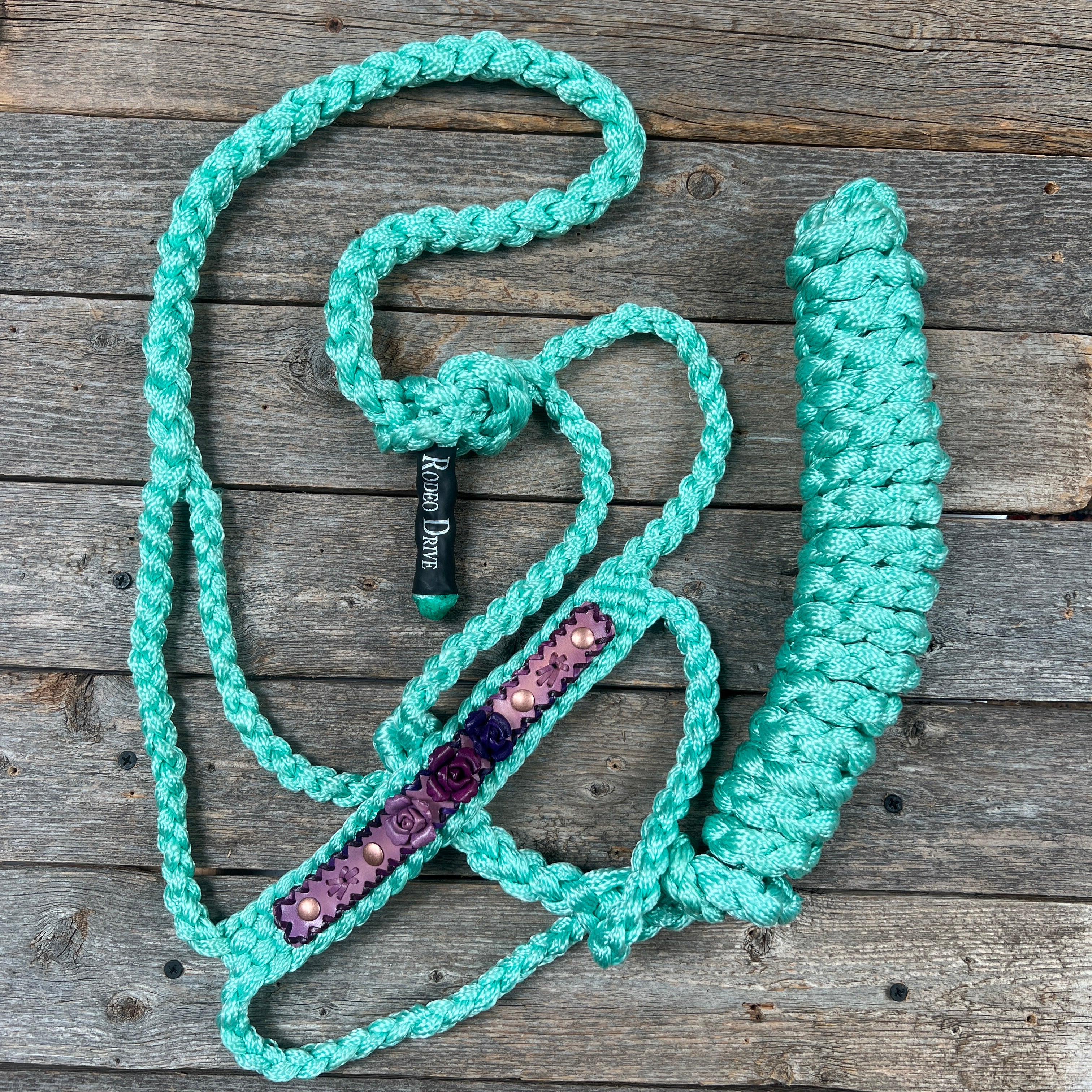 Rose - Seafoam Mule Tape Halter