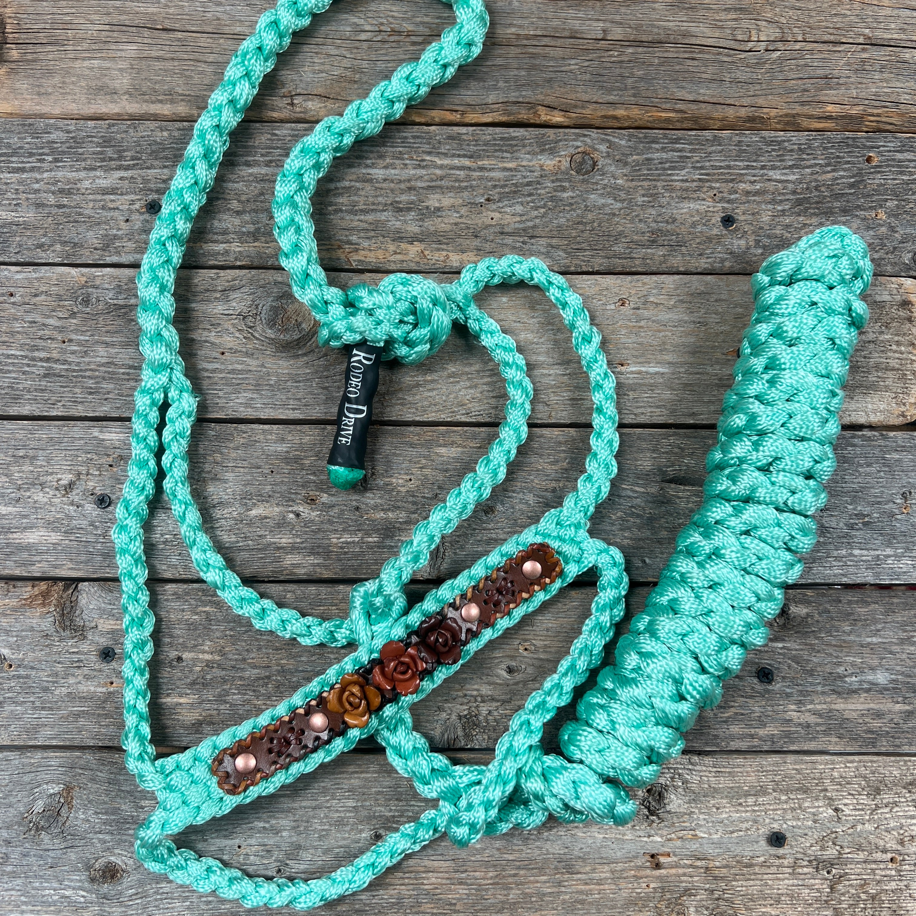 Rose - Seafoam Mule Tape Halter