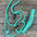 Rose - Turquoise Mule Tape Halter